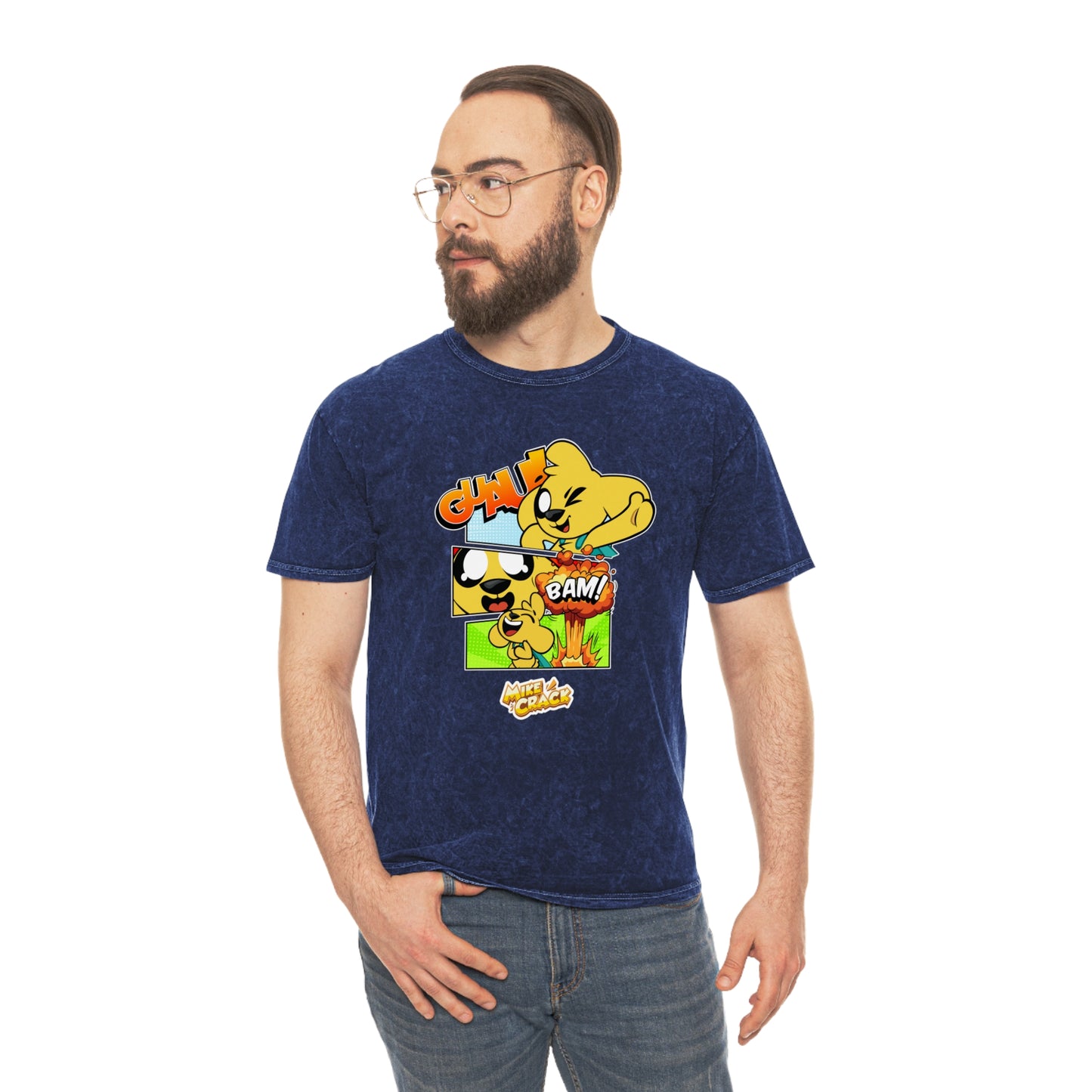 Mikecrack Camiseta Efecto Jaspeado