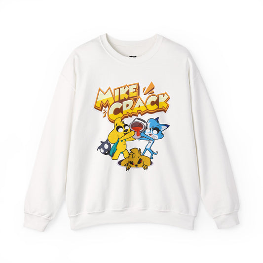 Mikecrack Sudadera Unisex de Cuello Redondo
