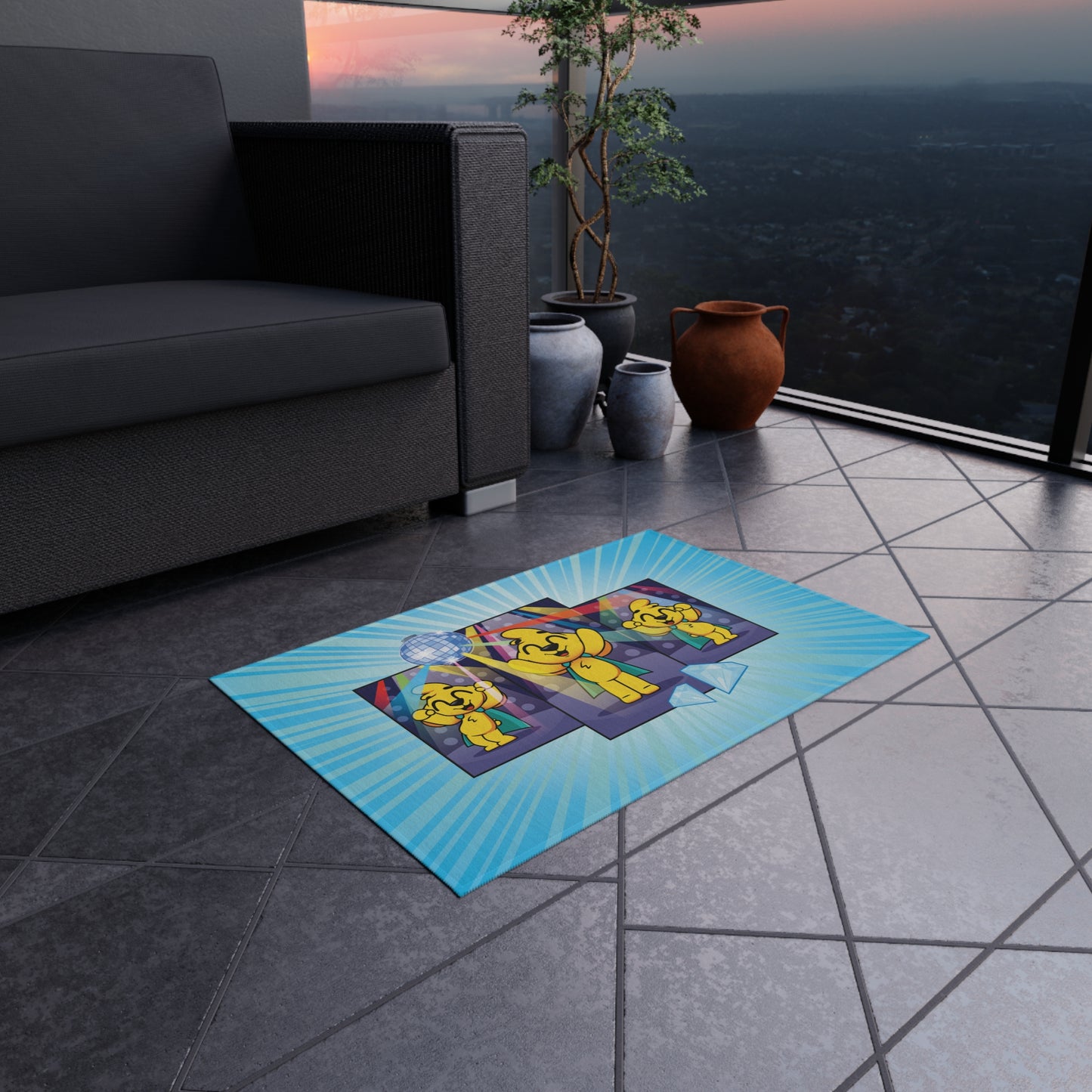 Mikecrack Alfombra de Exterior