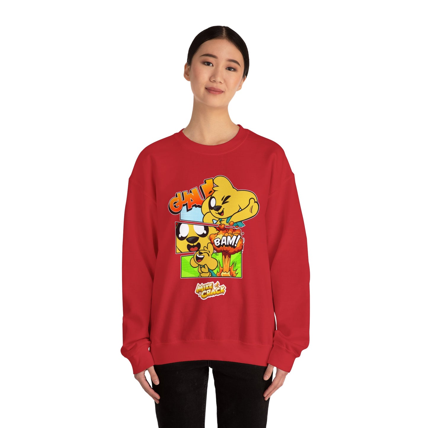 Mikecrack Sudadera Unisex de Cuello Redondo