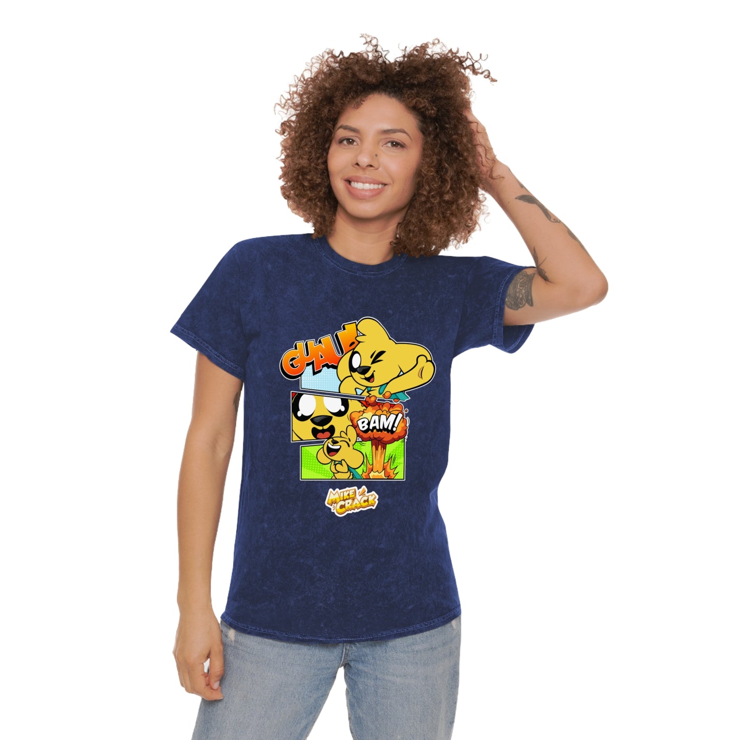Mikecrack Camiseta Efecto Jaspeado