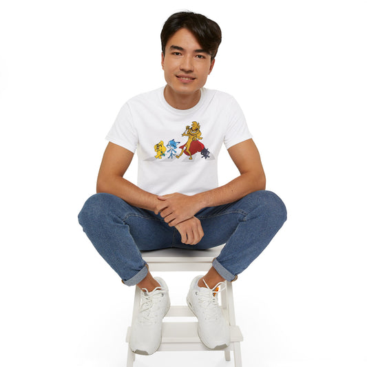 Mikecrack Camiseta Unisex de Algodón Grueso