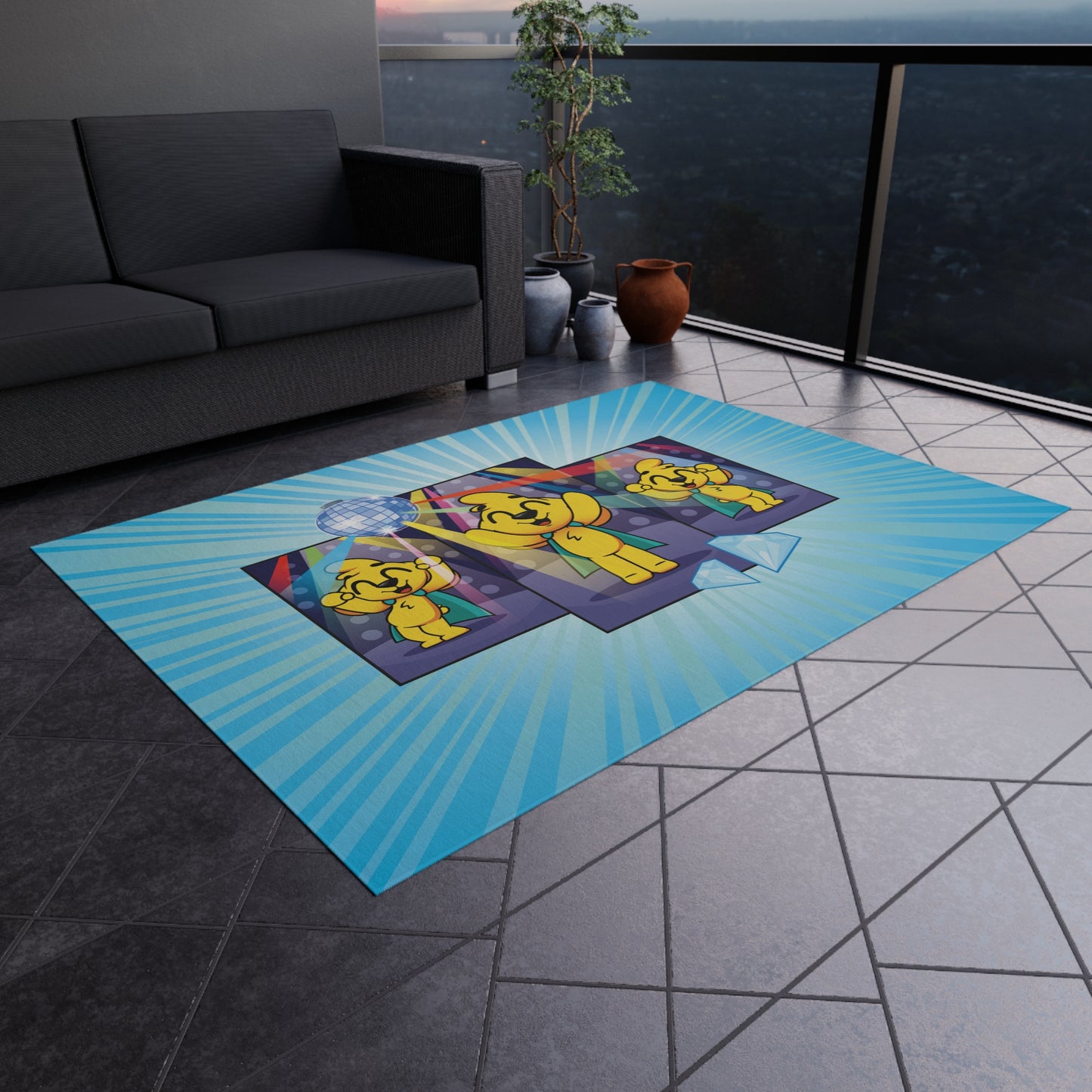 Mikecrack Outdoor Rug