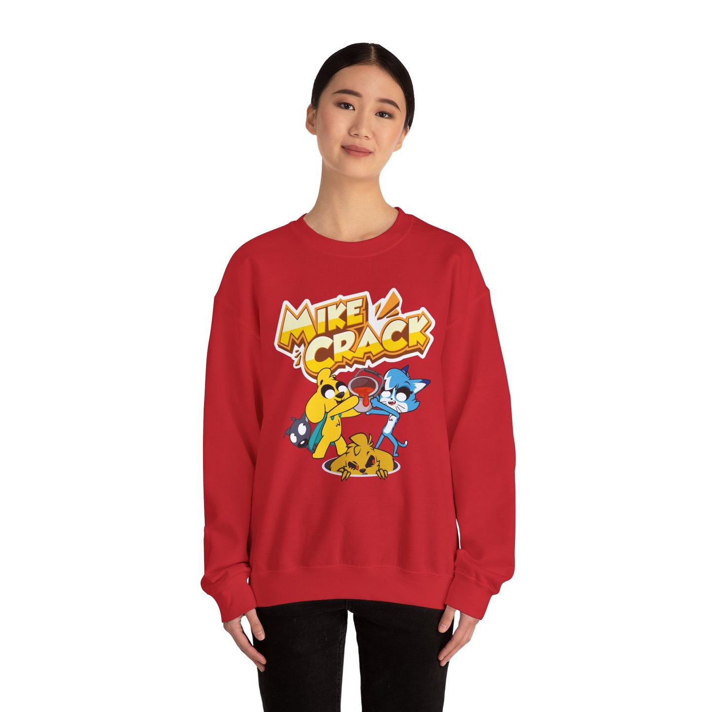 Mikecrack Sudadera Unisex de Cuello Redondo