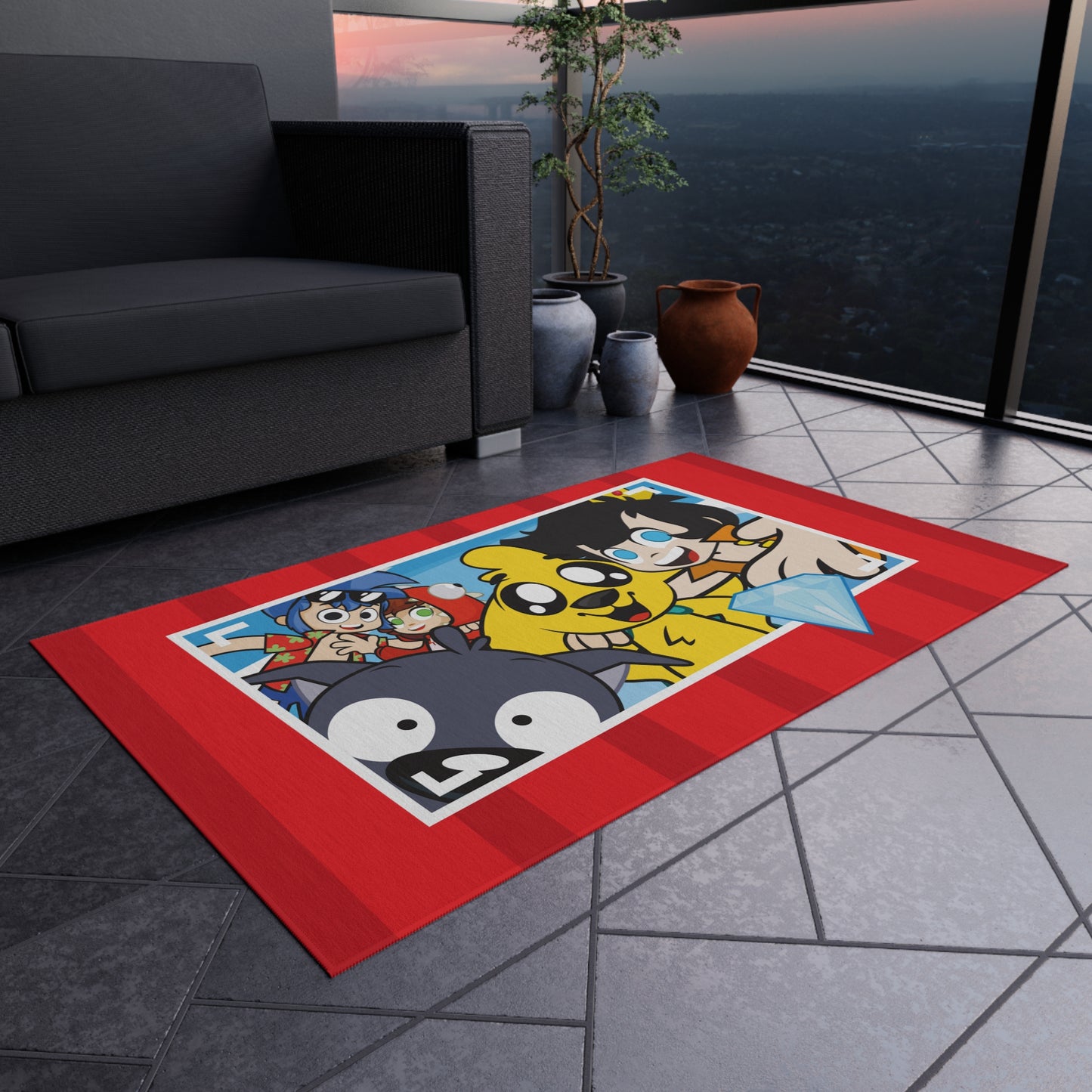 Mikecrack Alfombra de Exterior