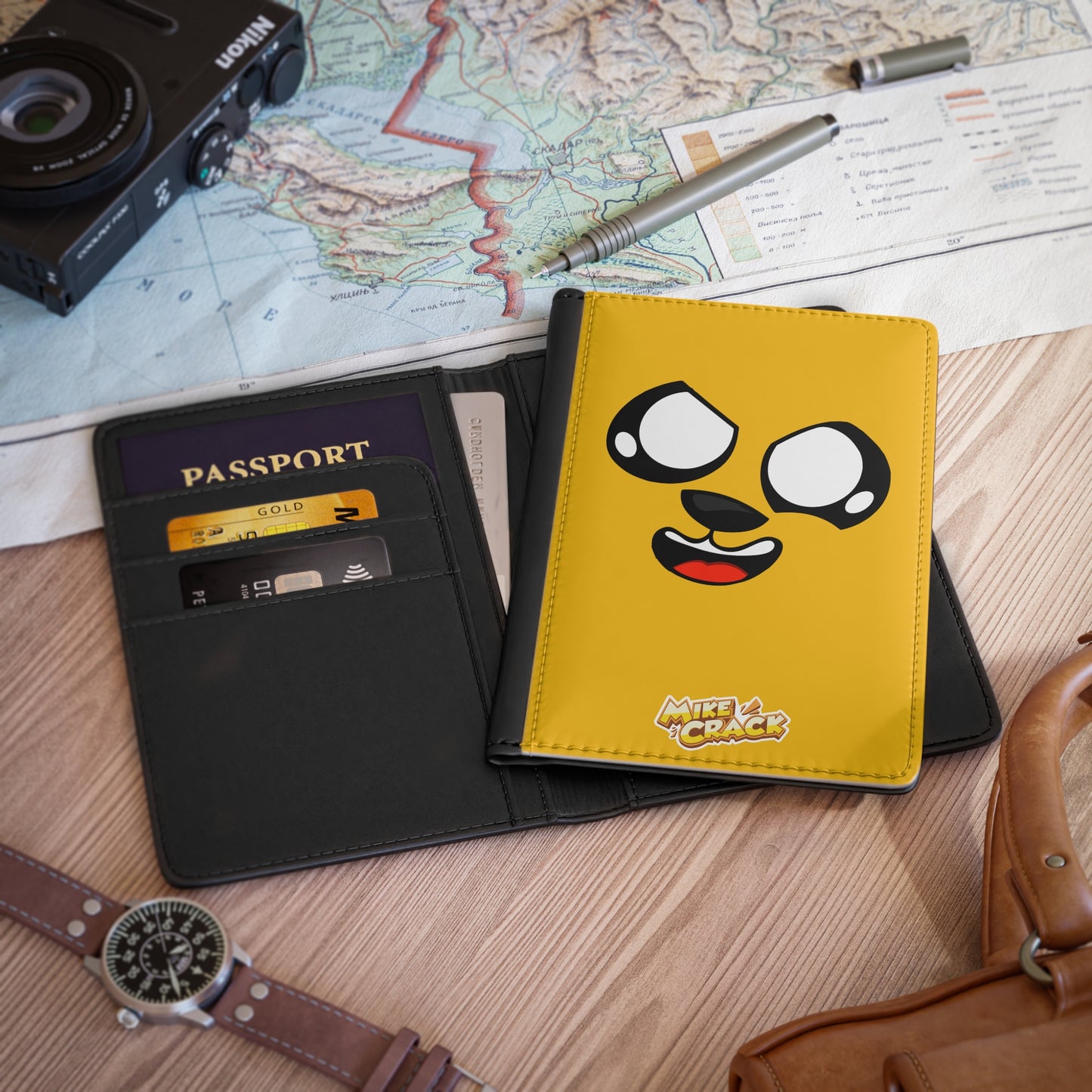 Mikecrack Funda para Pasaporte