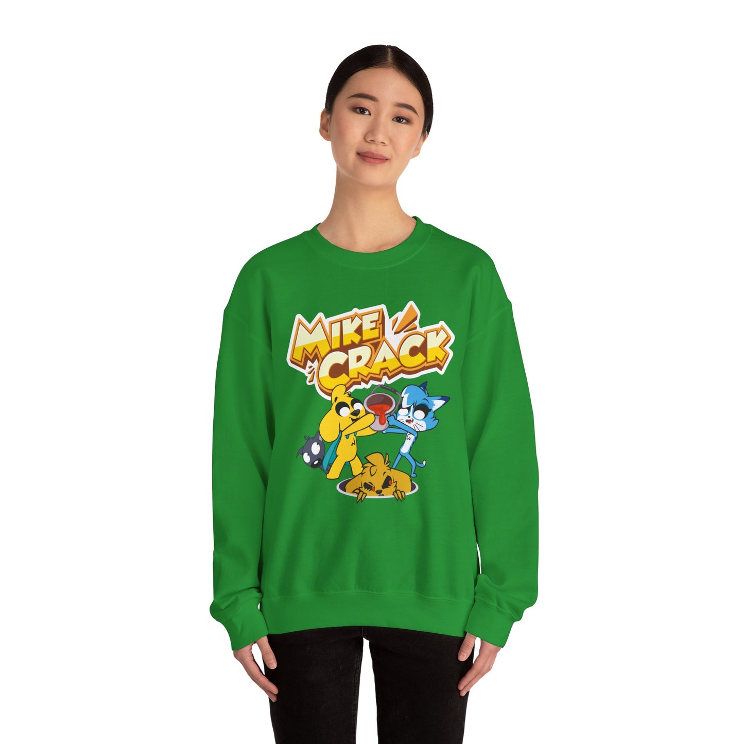 Mikecrack Sudadera Unisex de Cuello Redondo