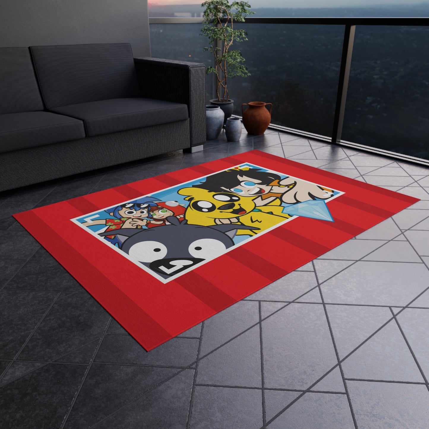 Mikecrack Alfombra de Exterior
