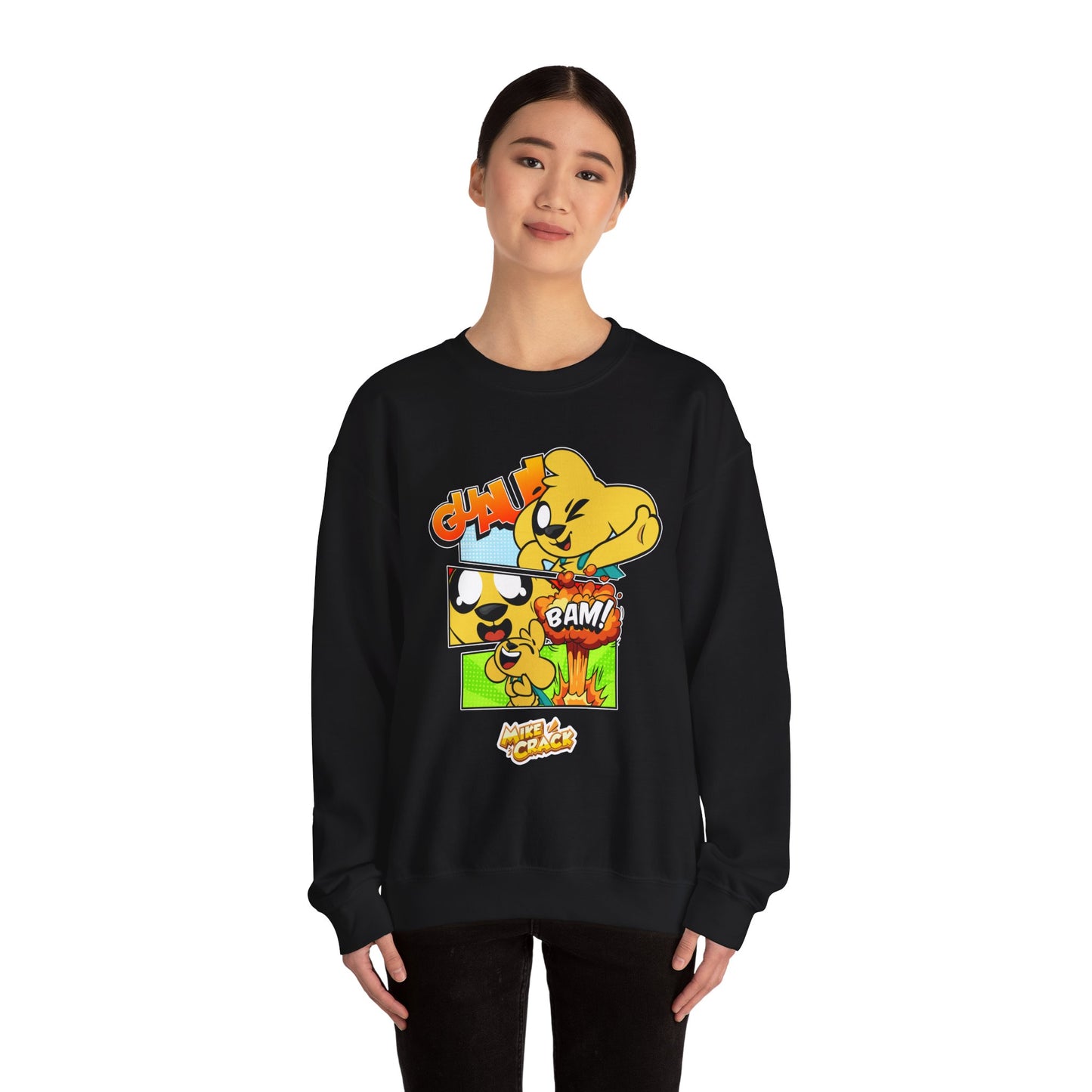 Mikecrack Sudadera Unisex de Cuello Redondo