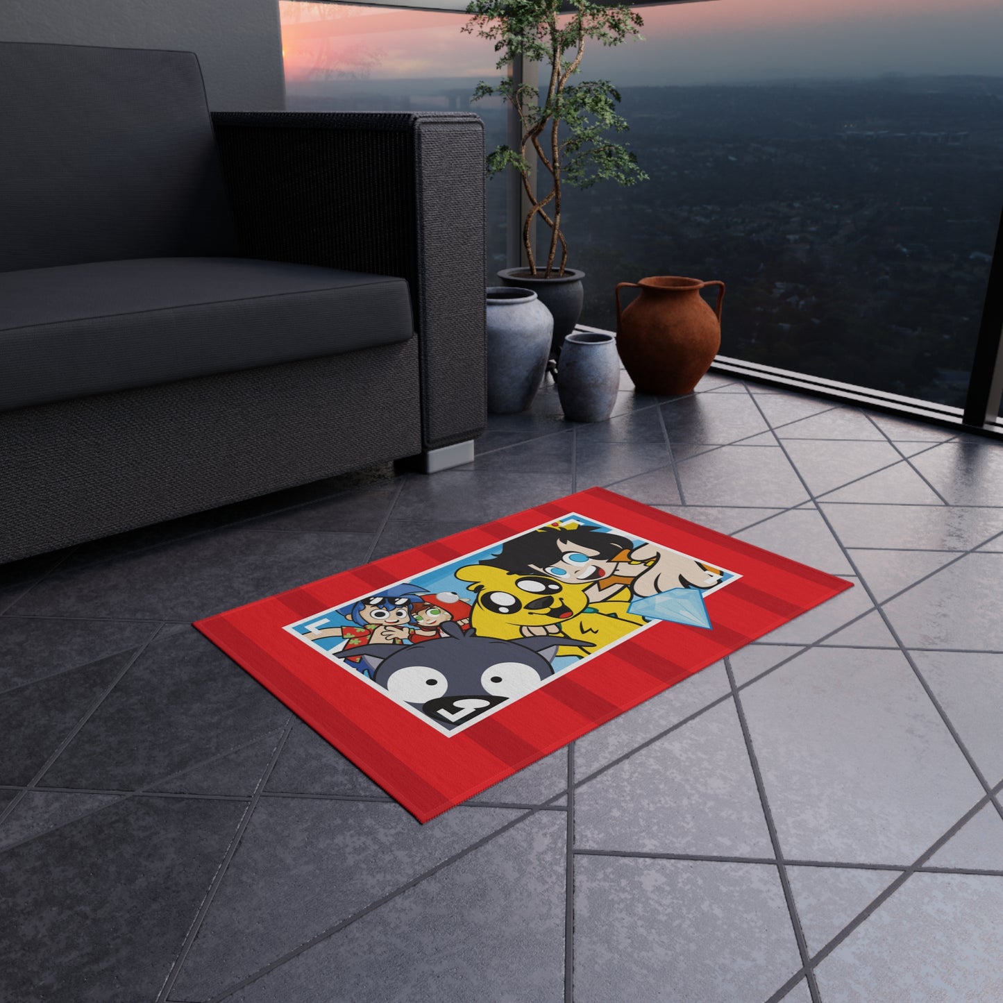 Mikecrack Alfombra de Exterior