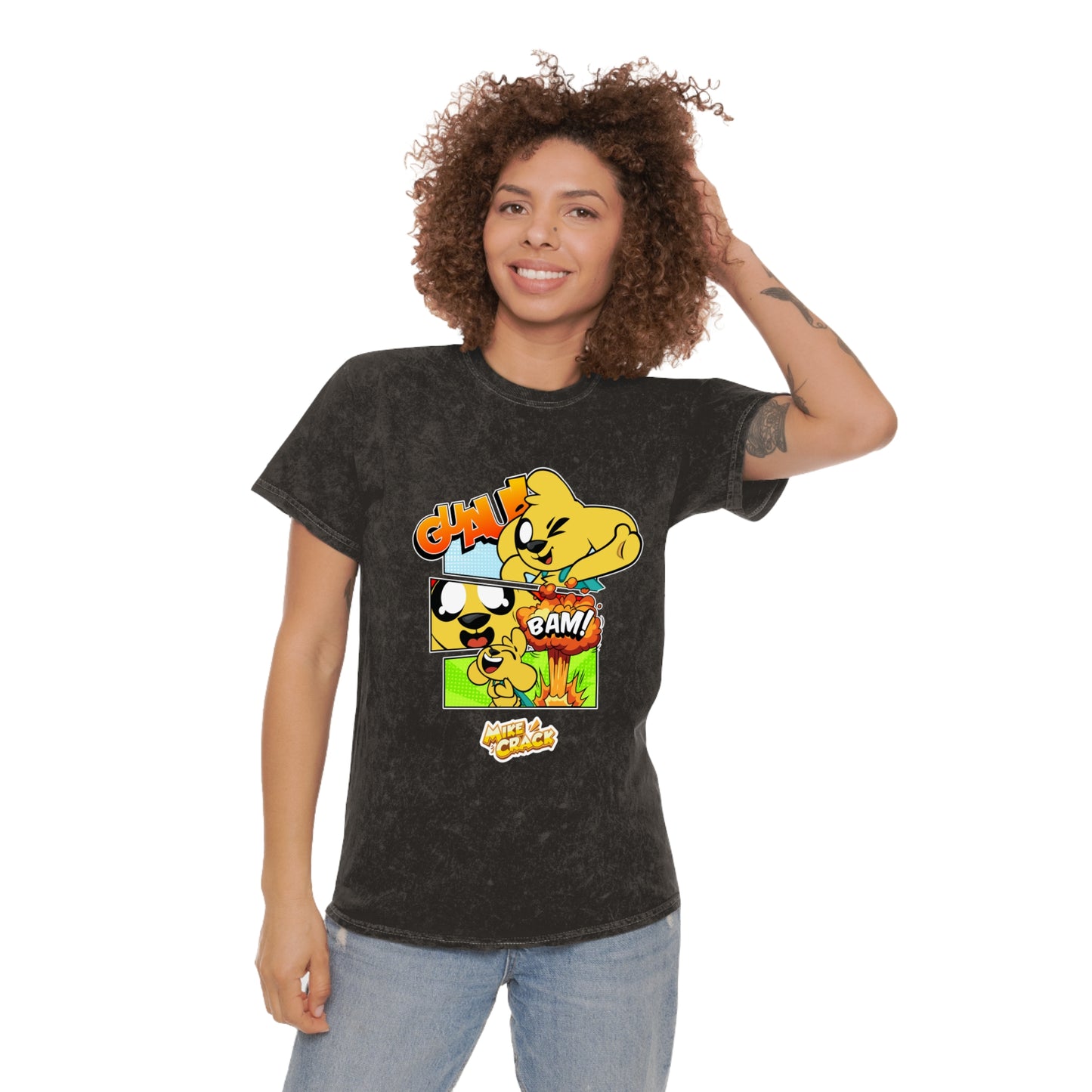 Mikecrack Camiseta Efecto Jaspeado