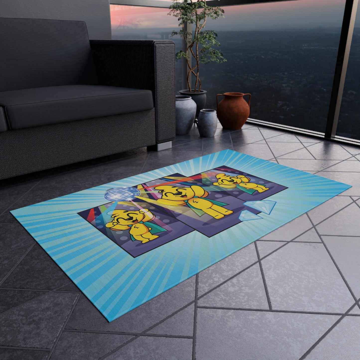 Mikecrack Alfombra de Exterior