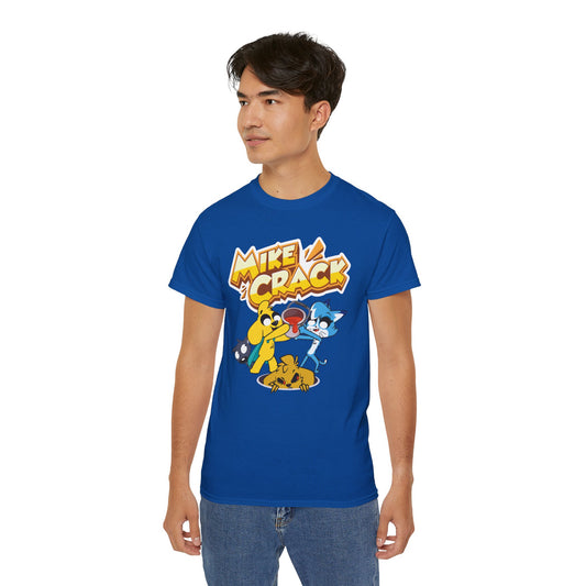 Mikecrack Camiseta Unisex de Algodón Grueso