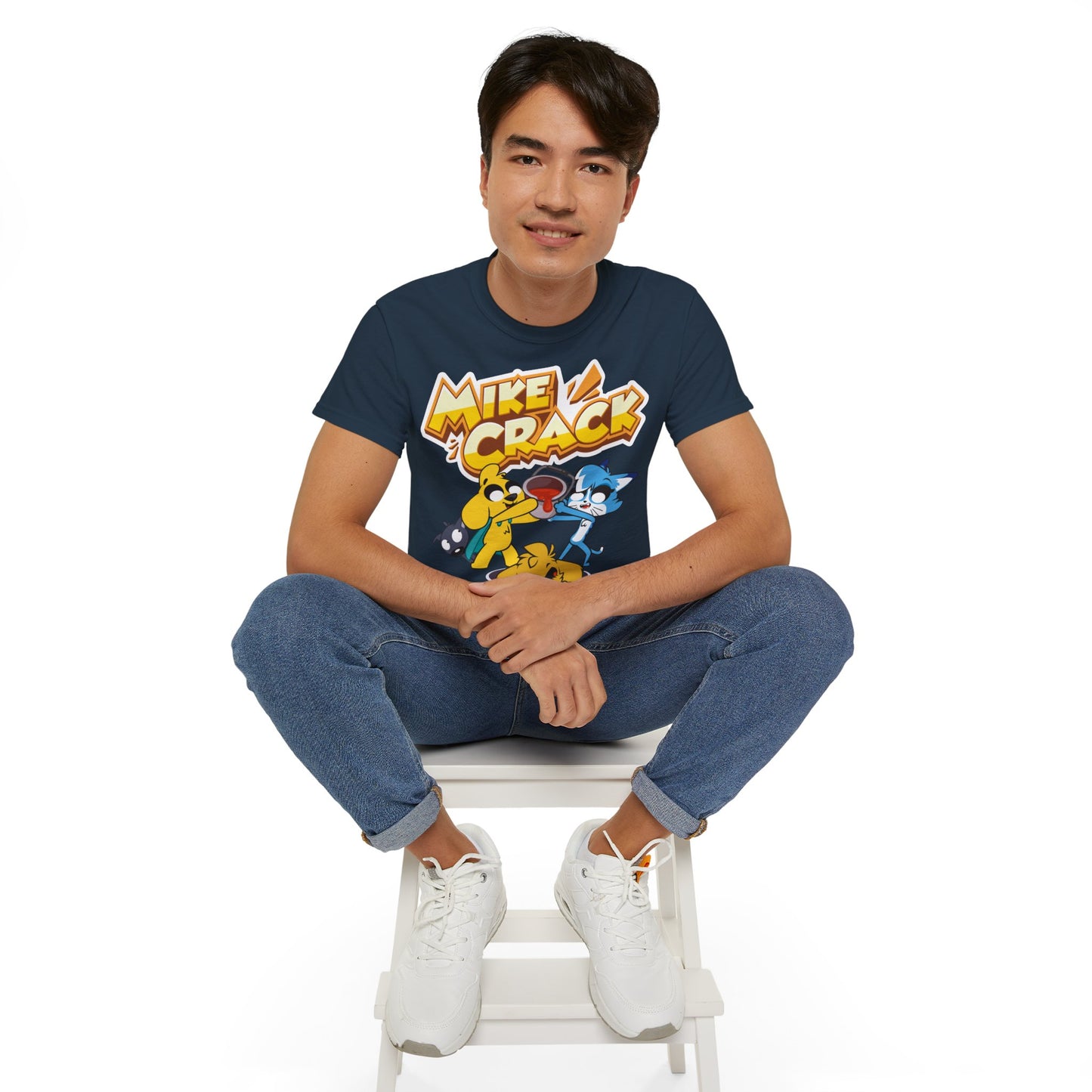 Mikecrack Camiseta Unisex de Algodón Grueso