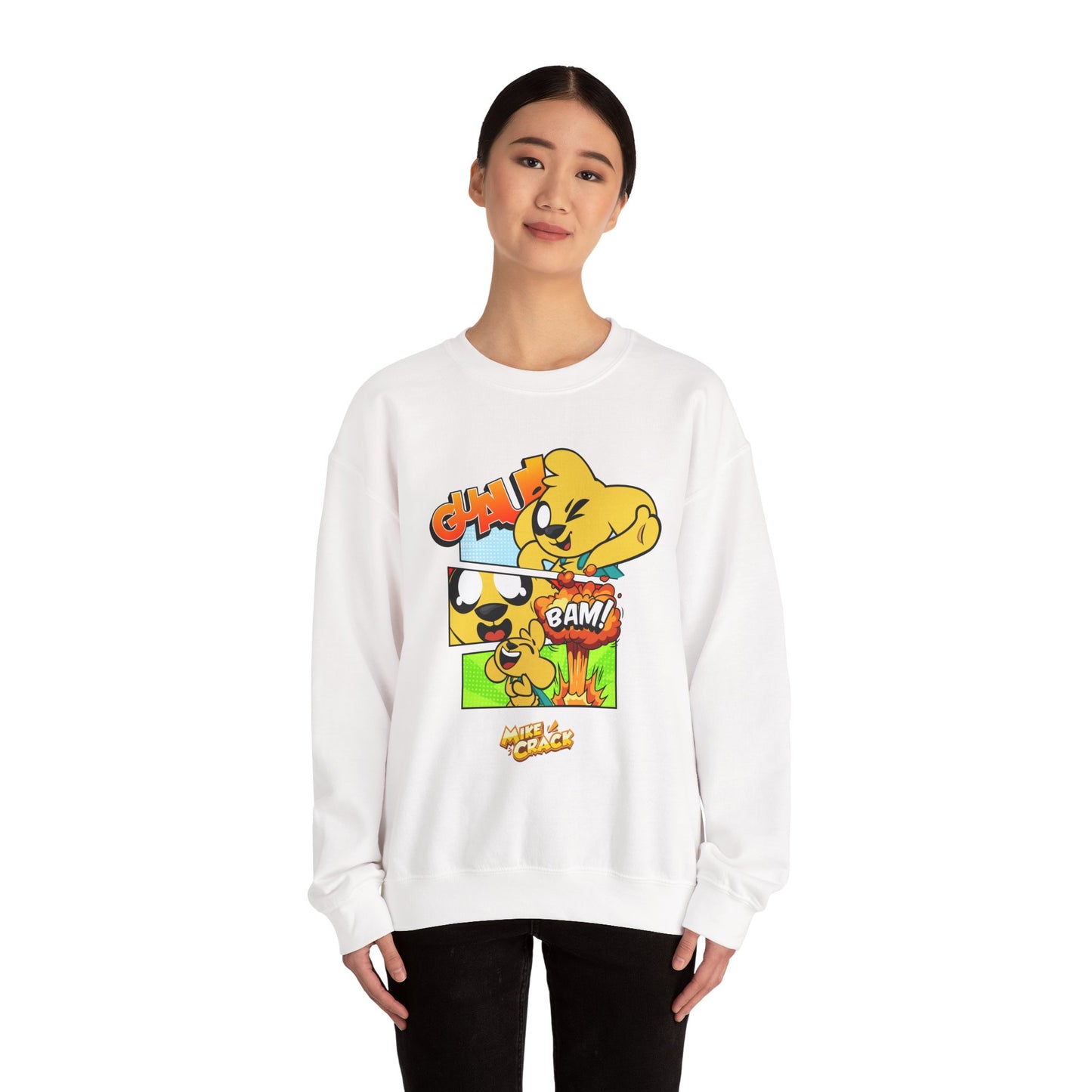 Mikecrack Sudadera Unisex de Cuello Redondo