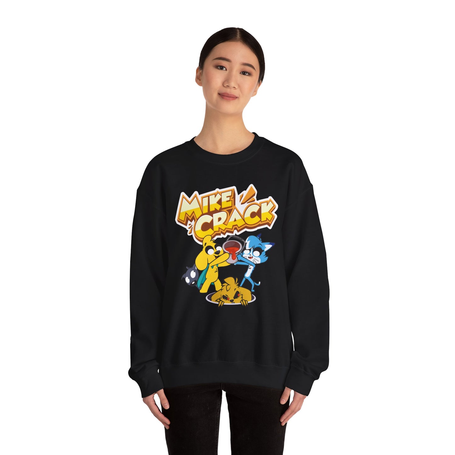 Mikecrack Sudadera Unisex de Cuello Redondo