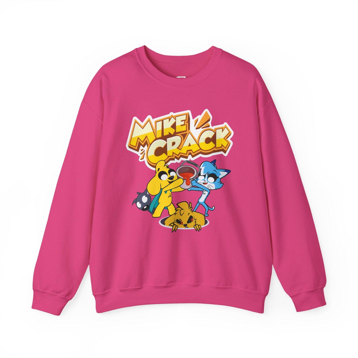 Mikecrack Sudadera Unisex de Cuello Redondo