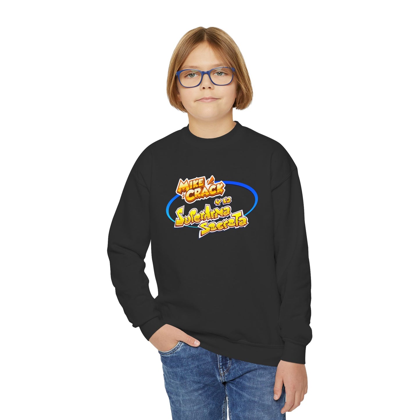 Mikecrack Youth Crewneck Sweatshirt
