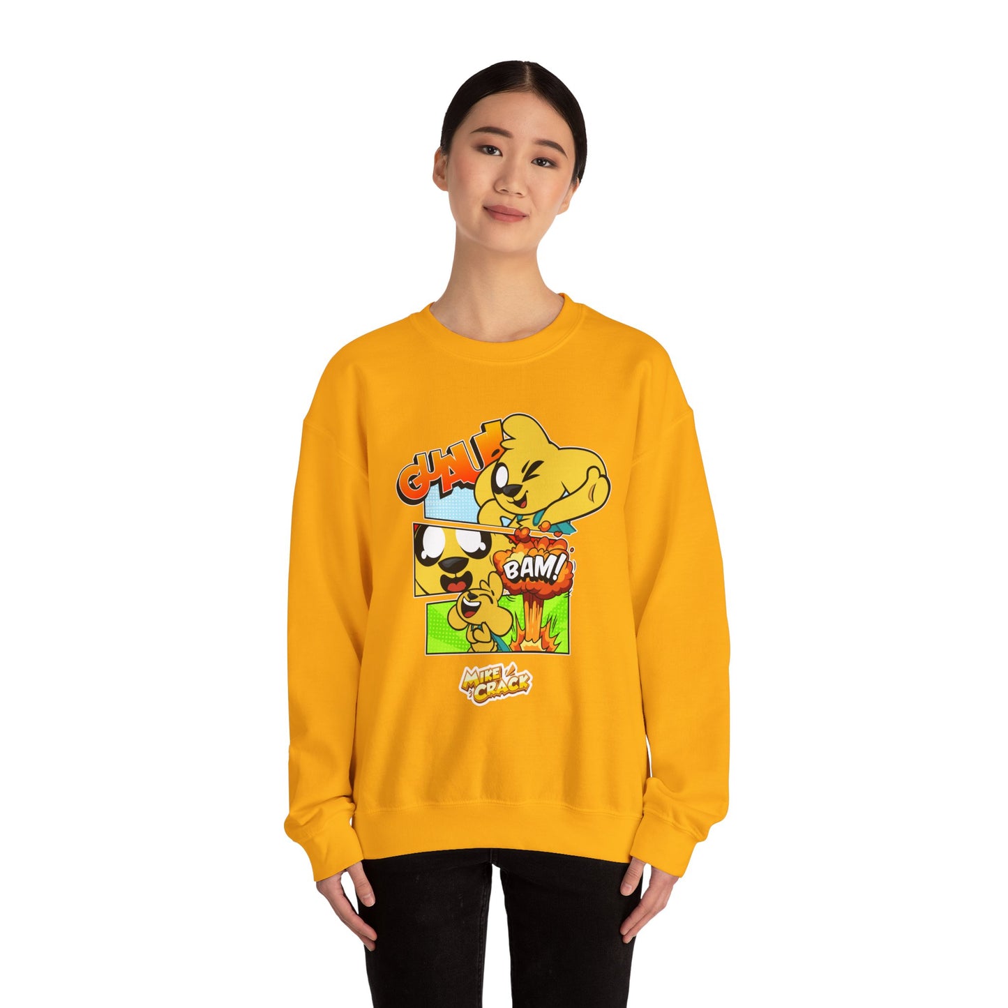 Mikecrack Sudadera Unisex de Cuello Redondo