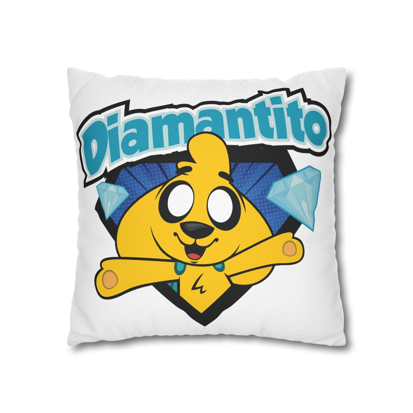 Mikecrack Spun Polyester Square Pillowcase