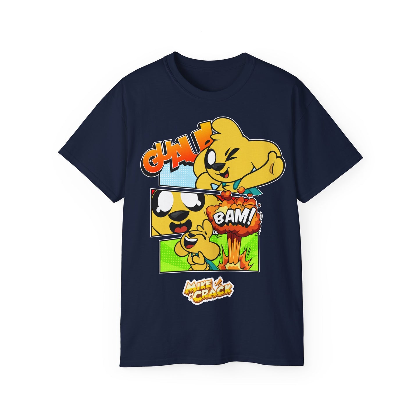 Mikecrack Camiseta Unisex de Algodón Grueso