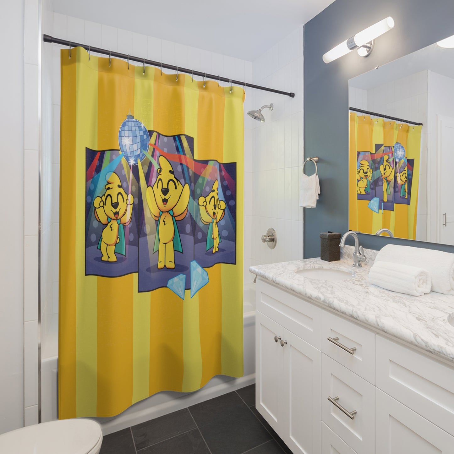 Mikecrack Cortina de Ducha