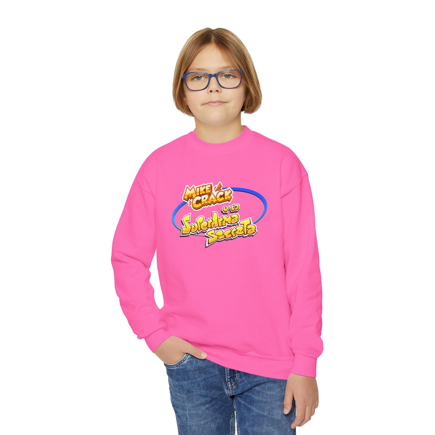 Mikecrack Youth Crewneck Sweatshirt