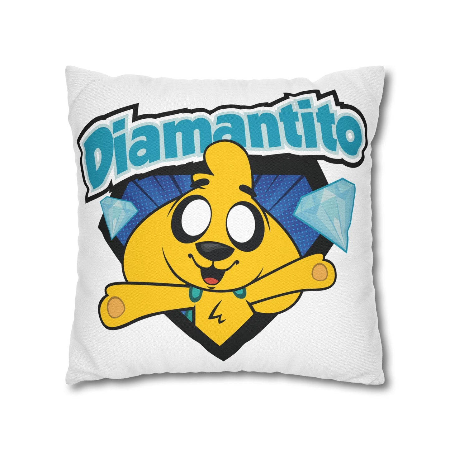 Mikecrack Spun Polyester Square Pillowcase