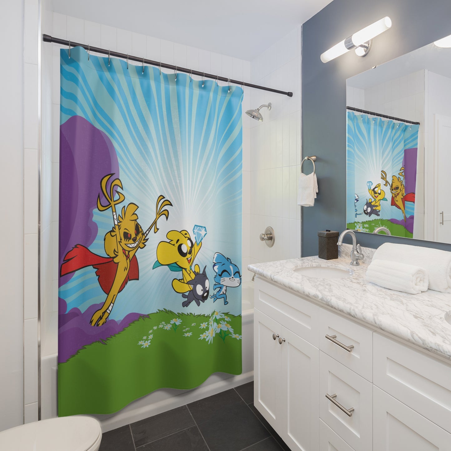 Mikecrack Shower Curtain