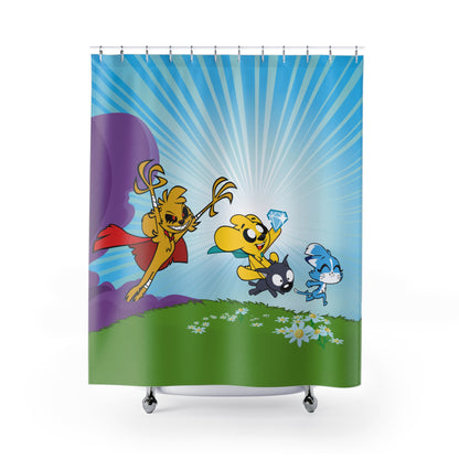 Mikecrack Shower Curtain