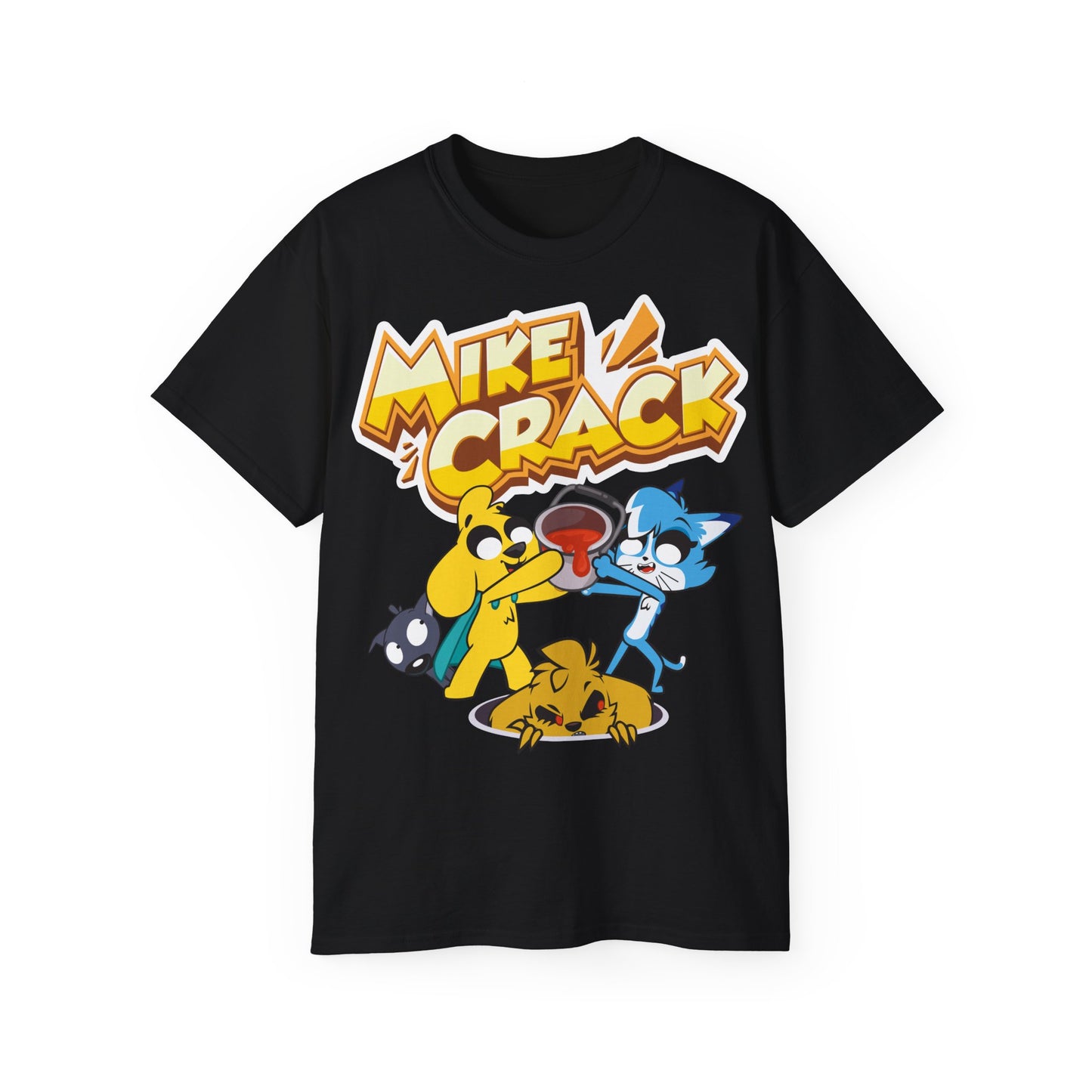 Mikecrack Camiseta Unisex de Algodón Grueso