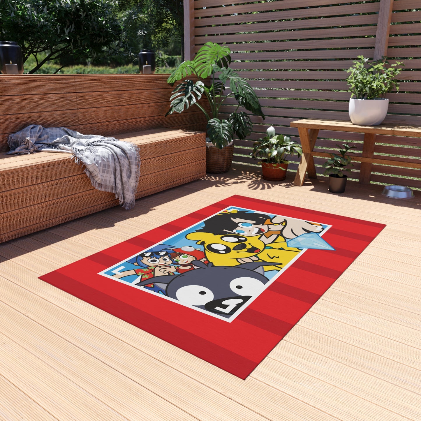 Mikecrack Outdoor Rug