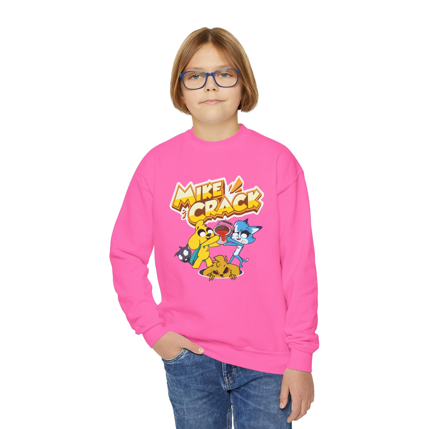 Mikecrack Sudadera Juvenil Cuello Redondo
