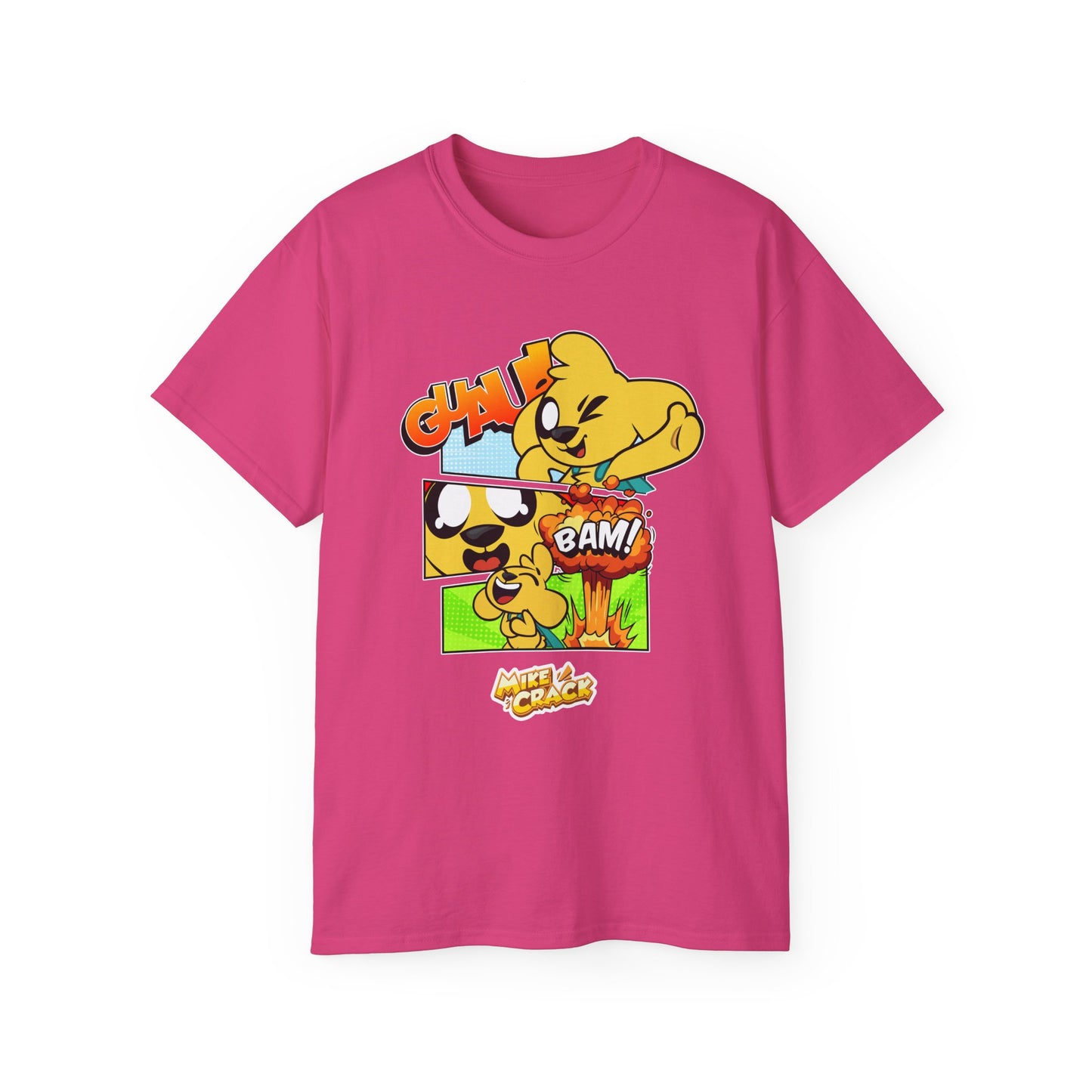 Mikecrack Camiseta Unisex de Algodón Grueso