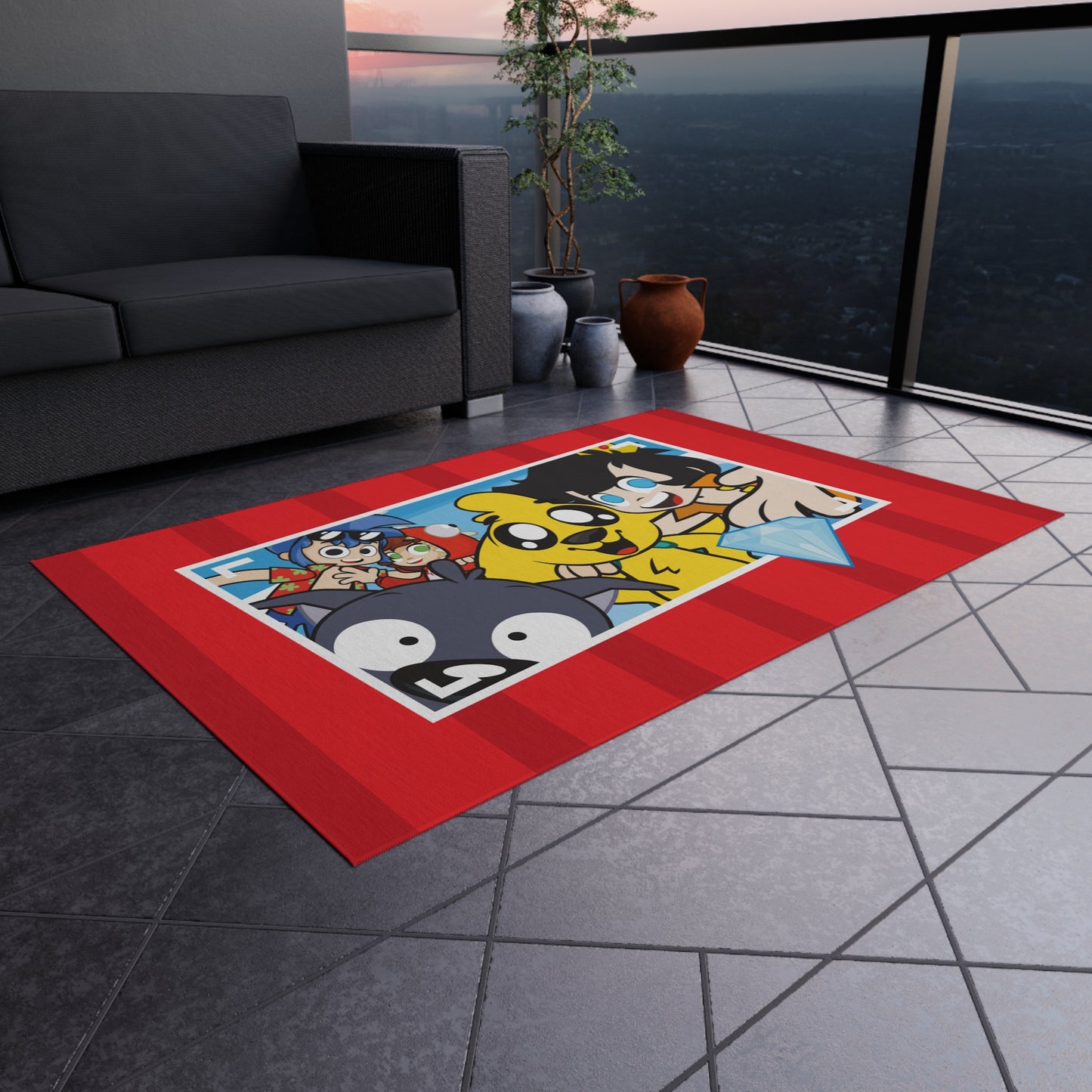 Mikecrack Alfombra de Exterior