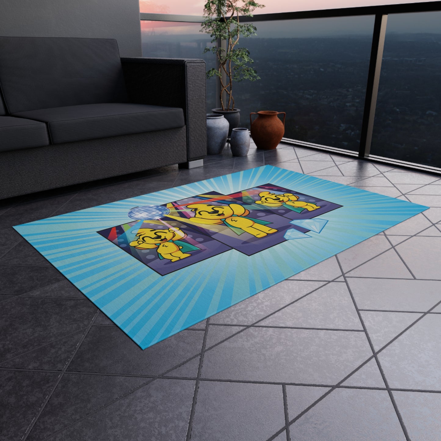 Mikecrack Outdoor Rug