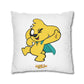 Mikecrack Spun Polyester Square Pillowcase