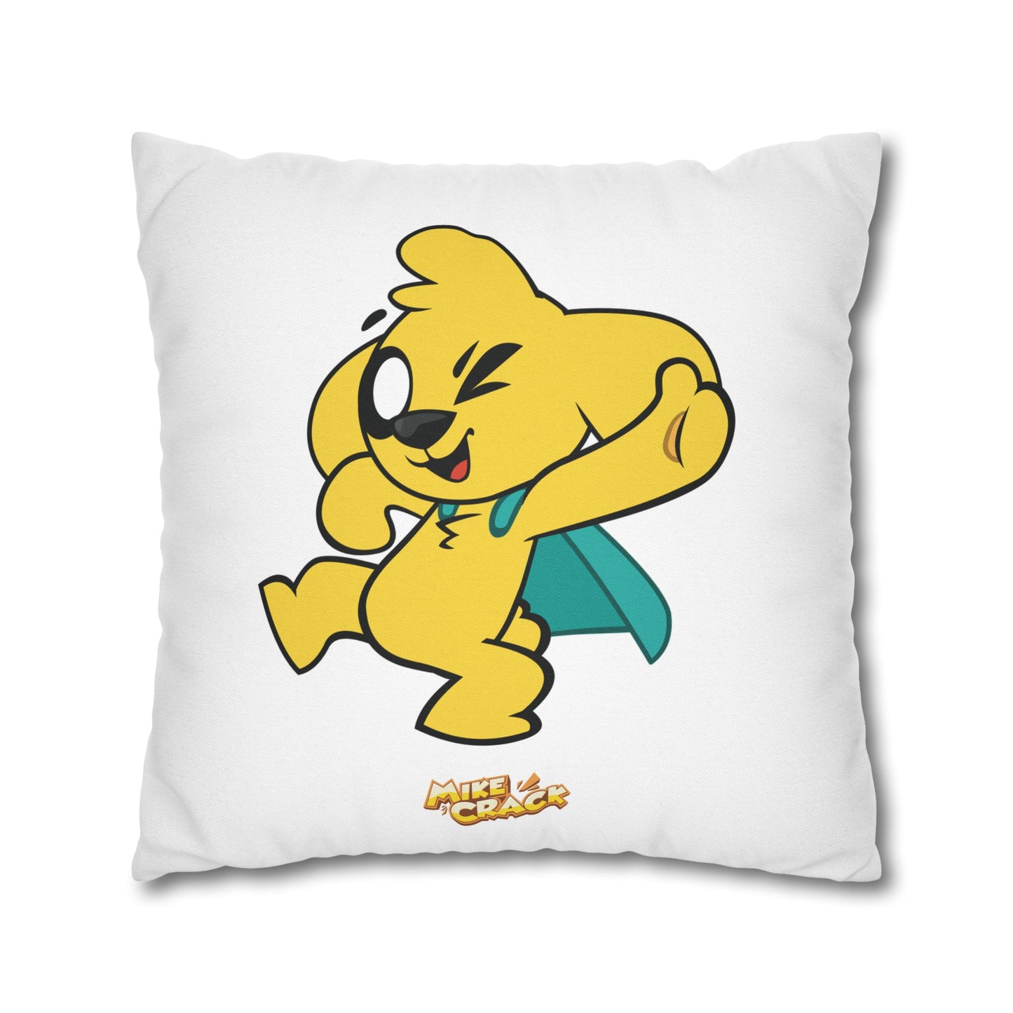 Mikecrack Spun Polyester Square Pillowcase