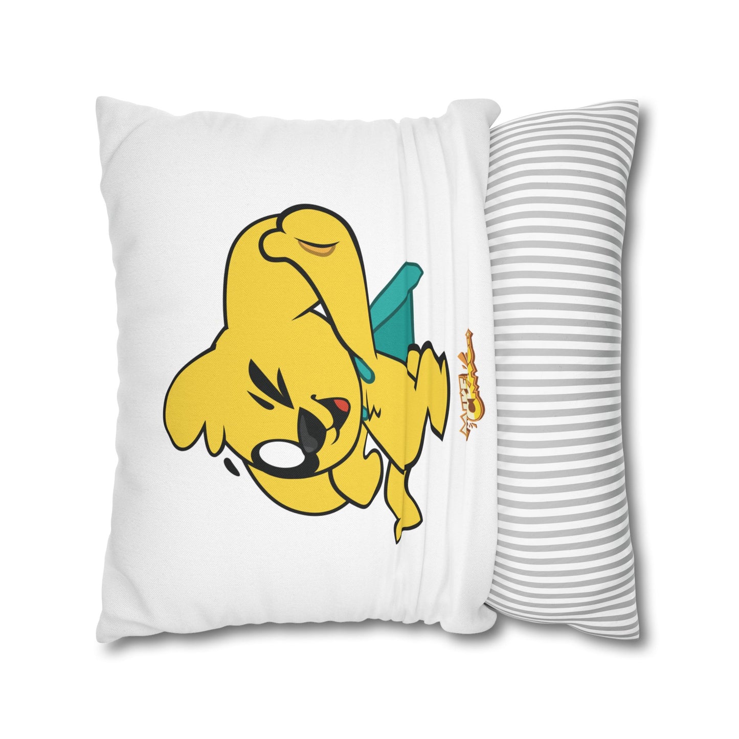 Mikecrack Spun Polyester Square Pillowcase
