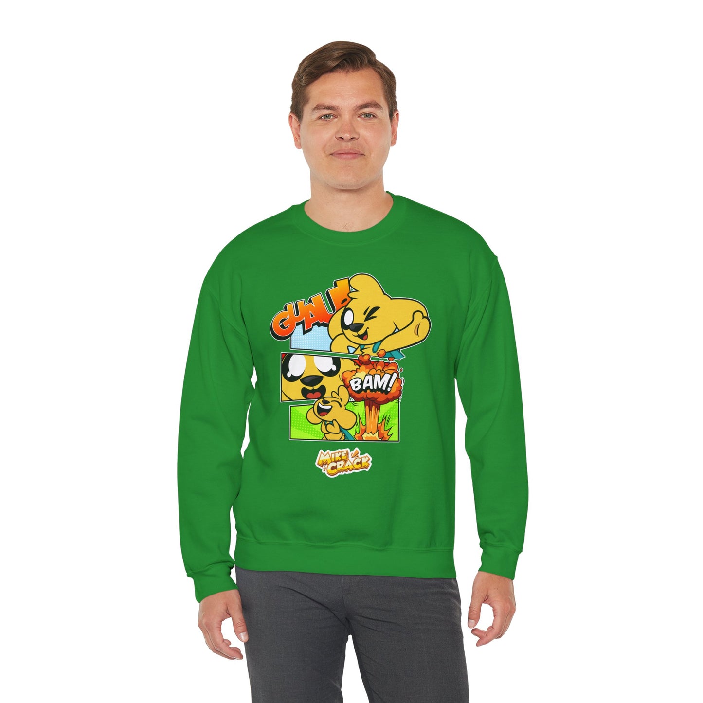 Mikecrack Sudadera Unisex de Cuello Redondo