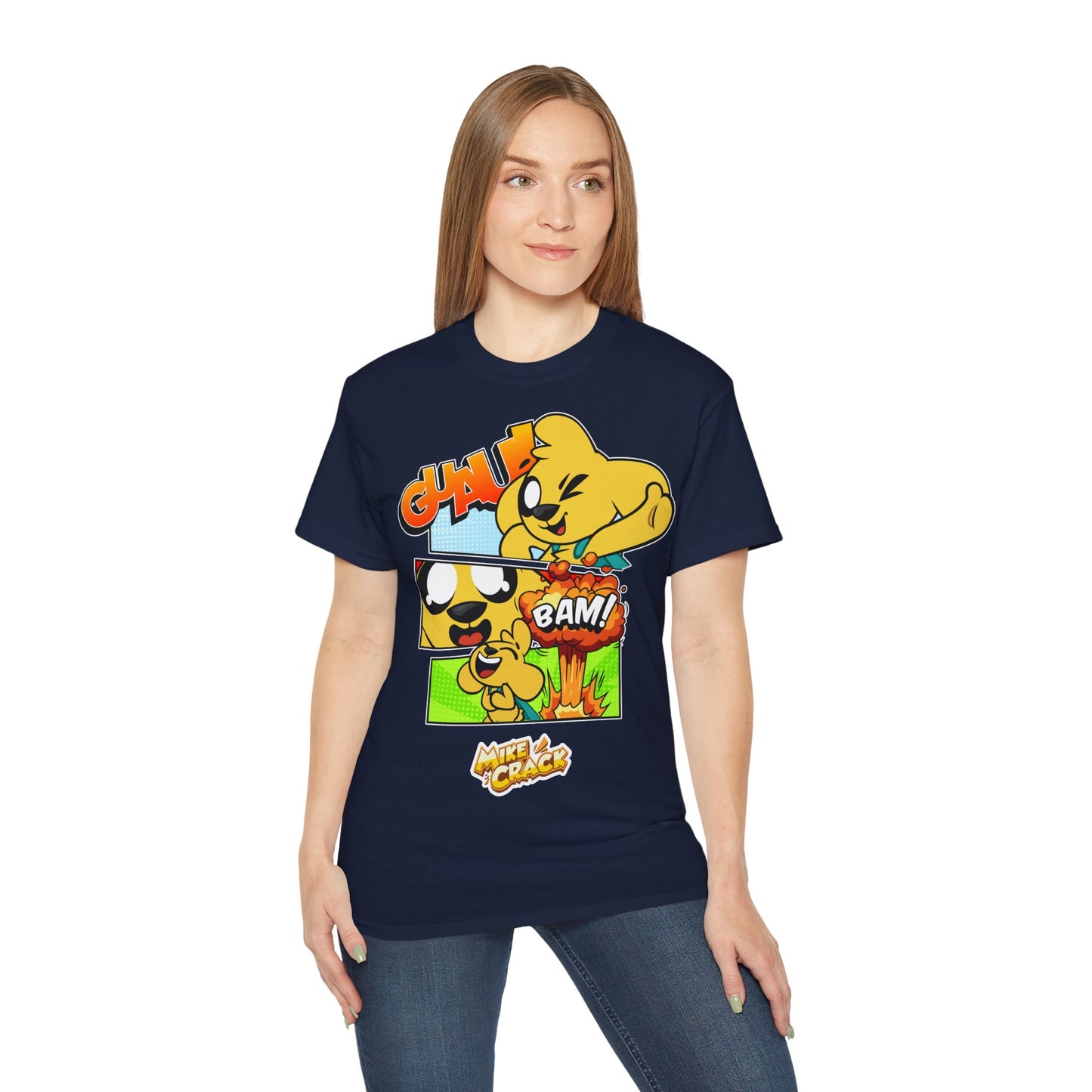 Mikecrack Camiseta Unisex de Algodón Grueso