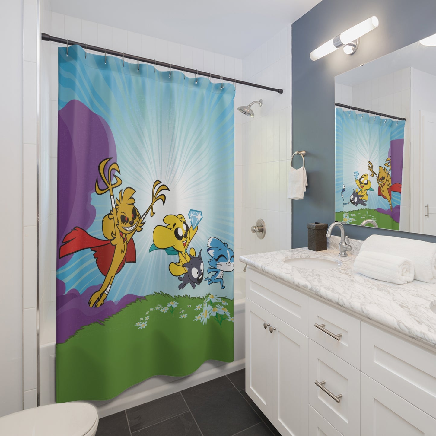 Mikecrack Cortina de Ducha