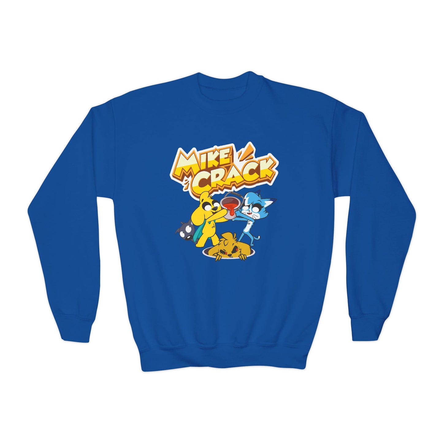 Mikecrack Youth Crewneck Sweatshirt