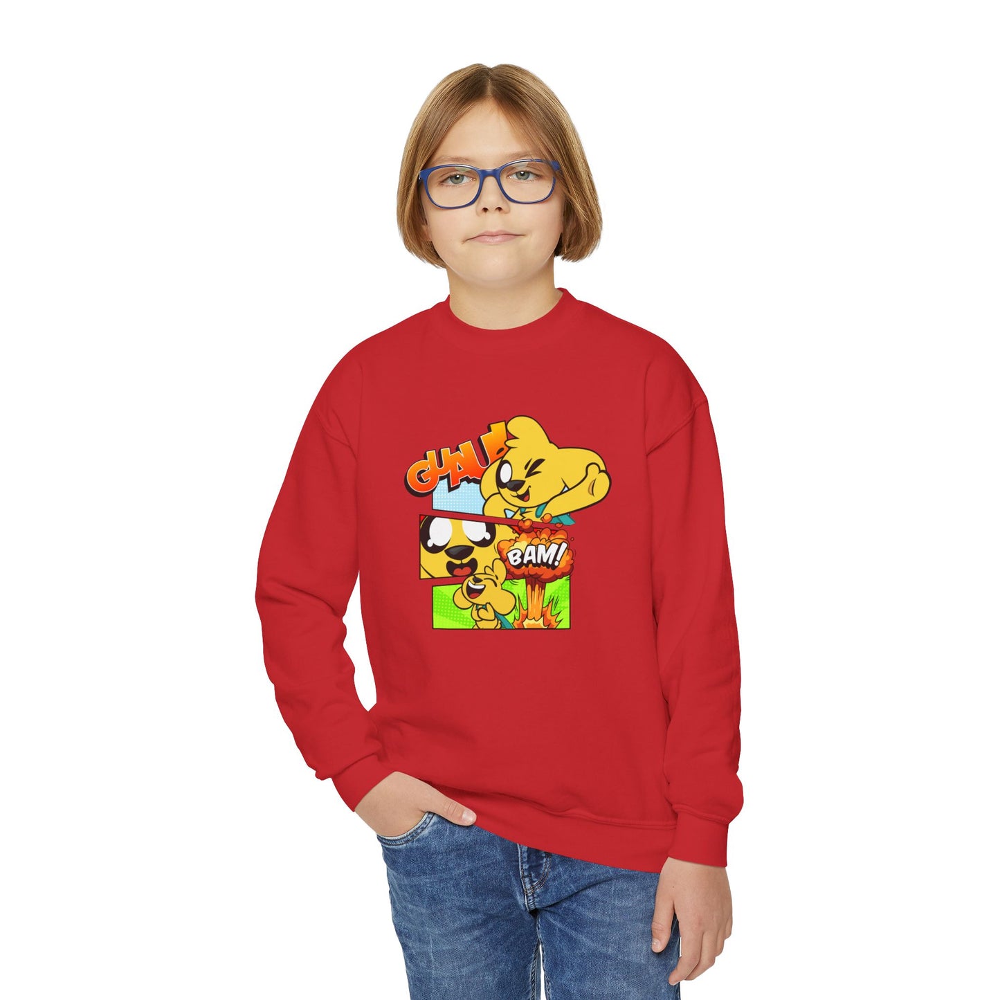 Mikecrack Youth Crewneck Sweatshirt