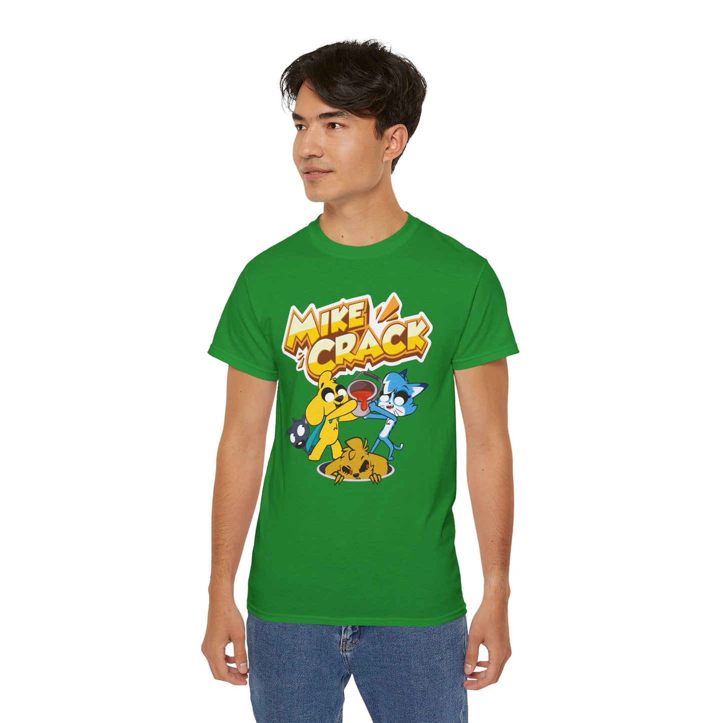 Mikecrack Camiseta Unisex de Algodón Grueso