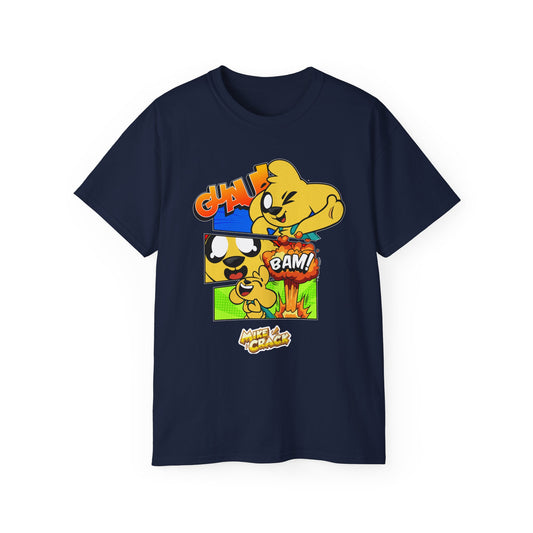 Mikecrack Camiseta Unisex de Algodón Grueso