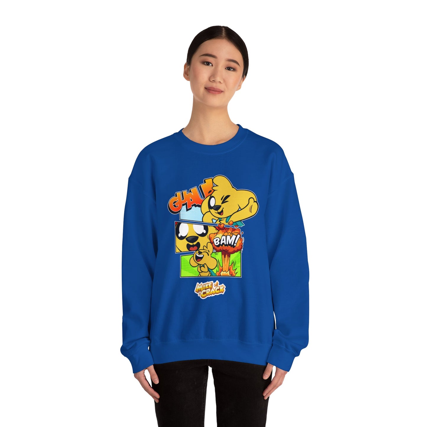 Mikecrack Sudadera Unisex de Cuello Redondo