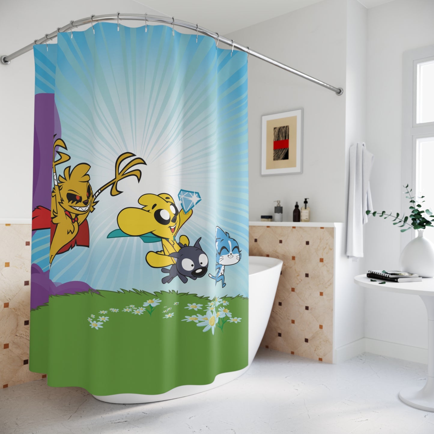 Mikecrack Cortina de Ducha