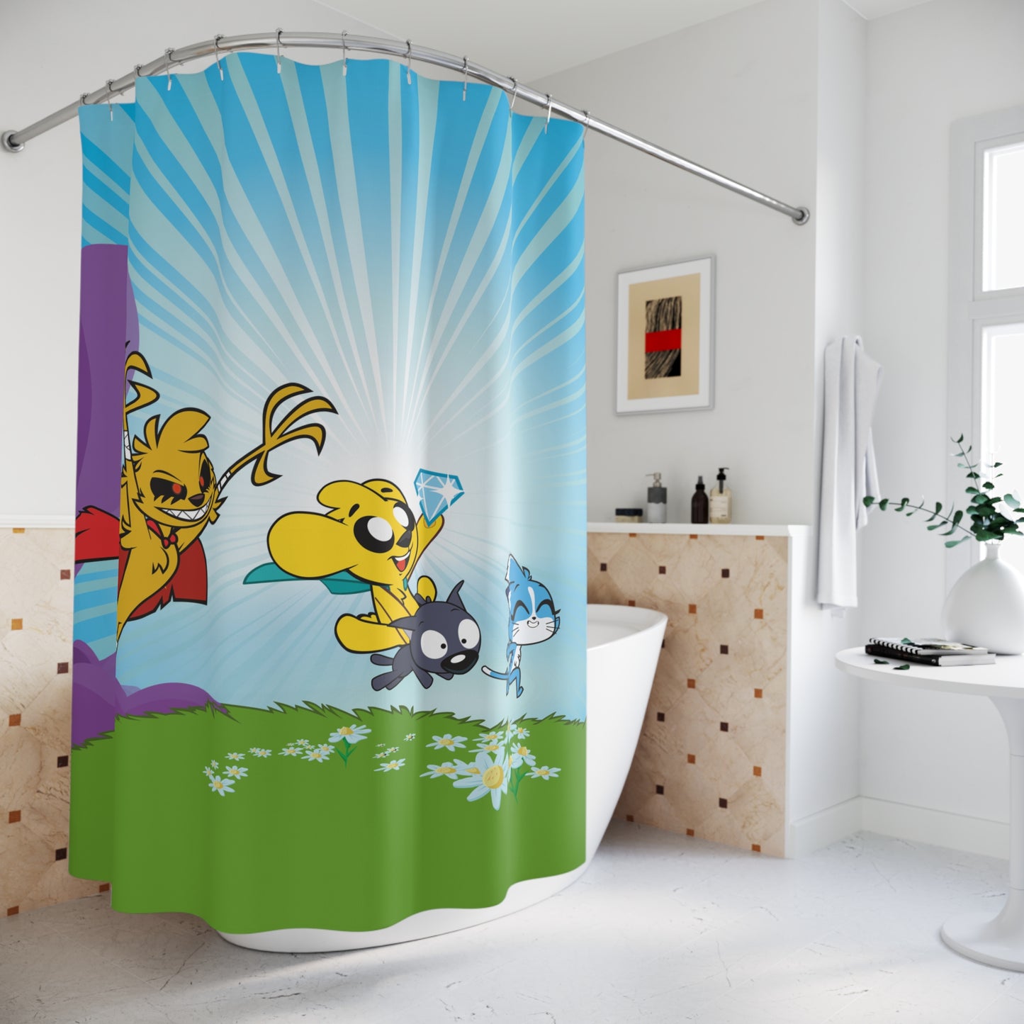 Mikecrack Shower Curtain