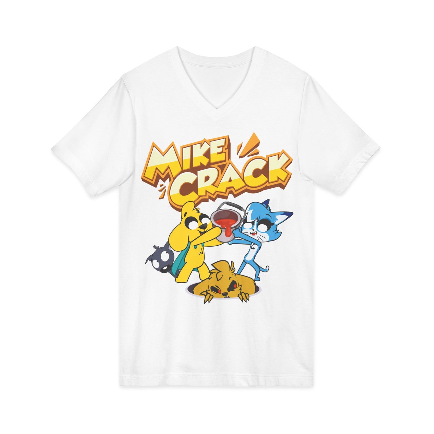 Mikecrack Camiseta Unisex Cuello en V